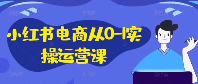小红书电商从0-1实操运营课，小红书手机实操小红书/IP和私域课/小红书电商电脑实操板块等-众创项目基地