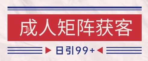 小红书某音橙人赛道引流获客，自热矩阵日引200+【揭秘】-众创项目基地