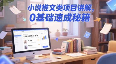 小说推文类项目讲解，0 基础速成秘籍-众创项目基地