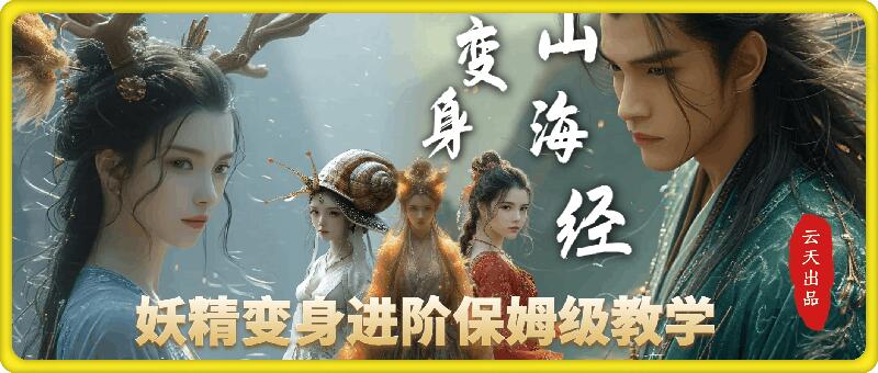云天AI山海经变身视频教程，妖精变身进阶保姆级教学-众创项目基地