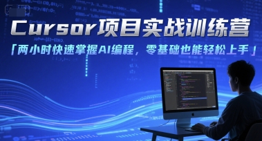 Cursor项目实战训练营，两小时快速掌握AI编程，零基础也能轻松上手-众创项目基地