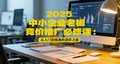 2025中小企业老板竞价推广必修课：从入门到精通的进阶之路-众创项目基地