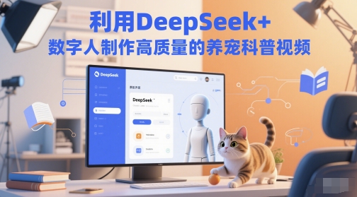利用DeepSeek+数字人制作高质量的养宠科普视频-众创项目基地