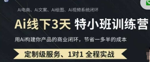 AI实操培训第20-21期线下，0基础保姆级教程，3月最新整理，企业获客、降本增效、打造超级个体-众创项目基地