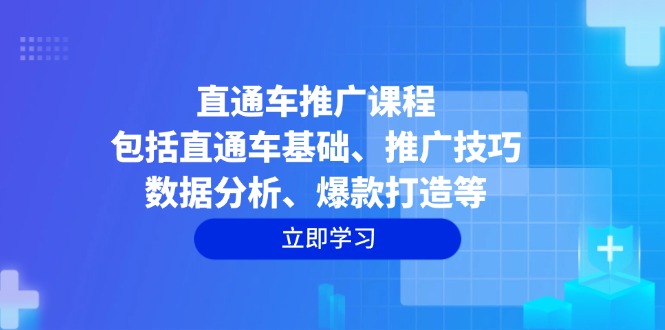 （14001期）直通车推广课程：包括直通车基础、推广技巧、数据分析、爆款打造等-众创项目基地